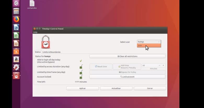 Control parental para Ubuntu con Timekpr-nExT